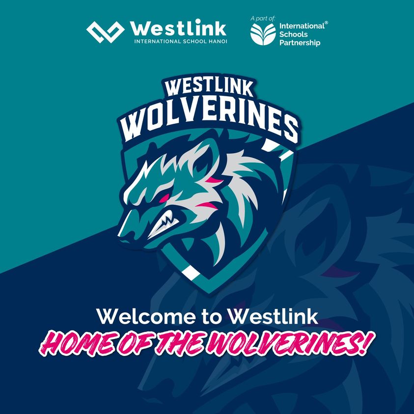 Meet the heart and soul of Westlink International School – our fearless mascot, the Westlink Wolverines! 🐾🧡