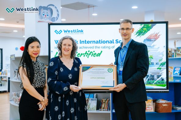 WESTLINK INTERNATIONAL SCHOOL IS PROUDLY LOTUS CERTIFIED FOR GREEN BUILDING ♻️🌳🍃