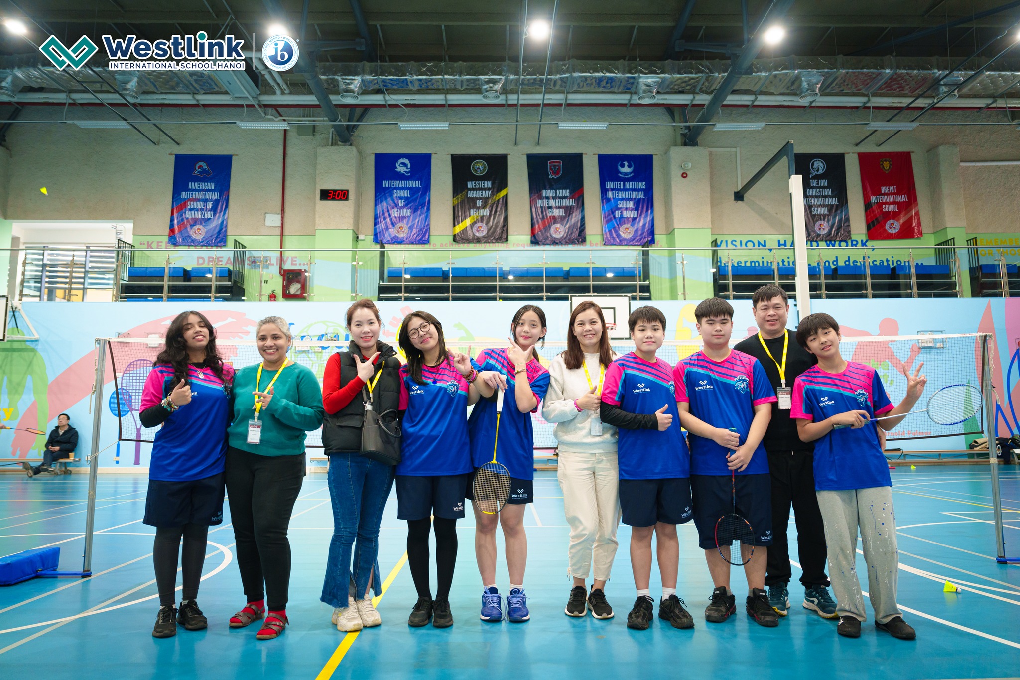 Wolverines take on the challenge of UNIS Badminton Tournament