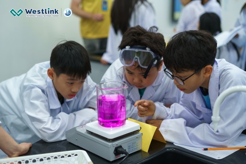 Phòng thí nghiệm lab giúp trẻ thực hành sau khi tiếp thu kiến thức đã học