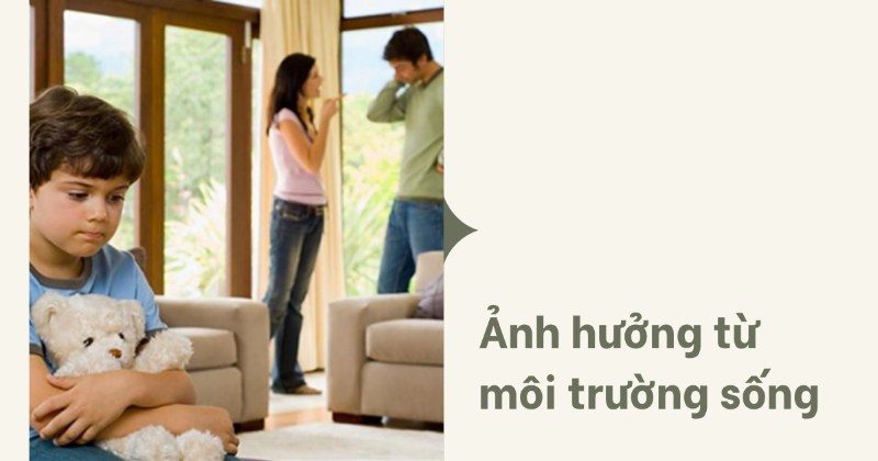Môi trường xung quanh có người thường xuyên sử dụng lời lẽ tiêu cực cũng có thể hình thành thói quen bạo lực ngôn từ.
